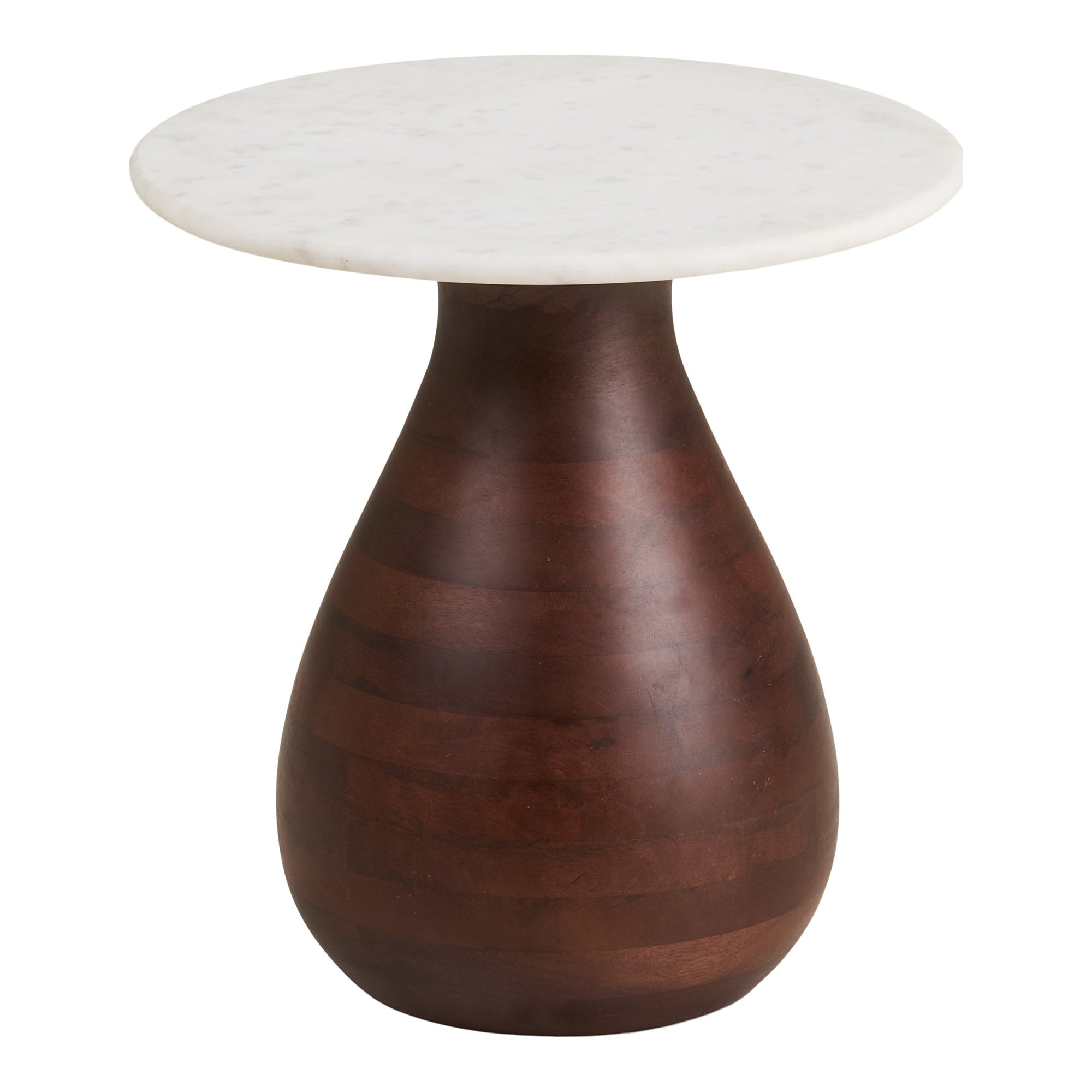 Heide - Blanc / Marron foncé